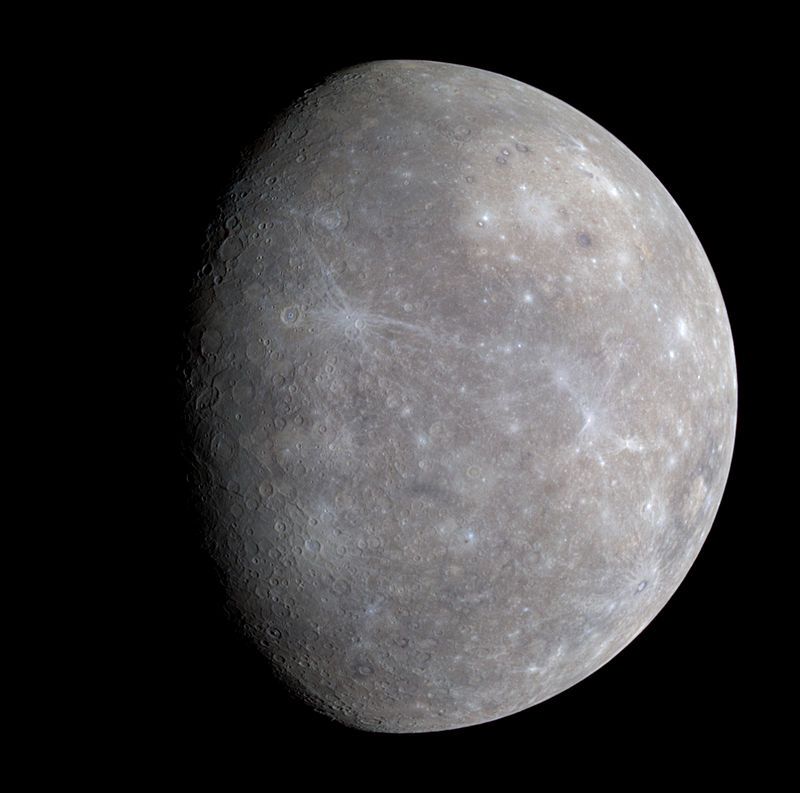 Planeta Mercurio desde Messenger